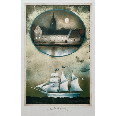 Bílá jachta - přístav